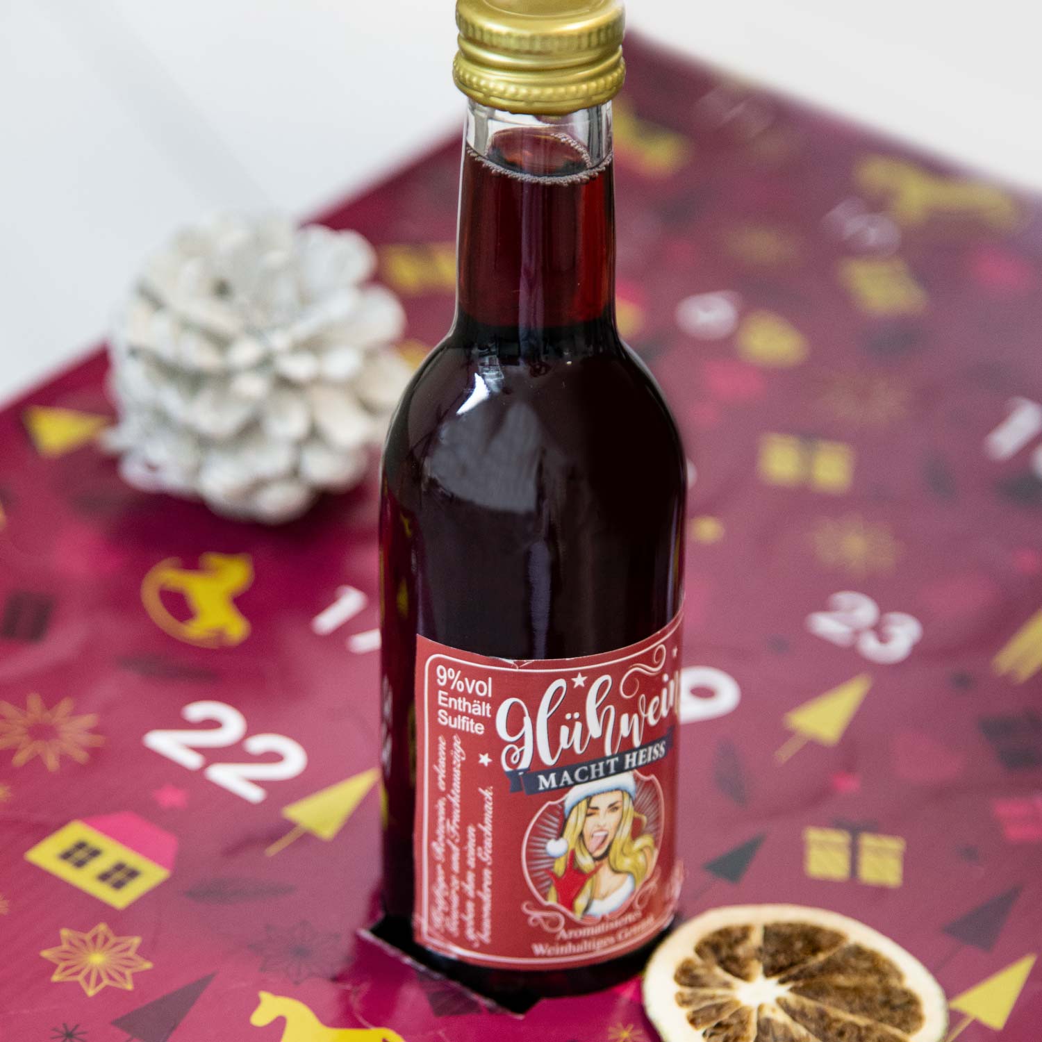 Glühwein Adventsalender 2020 Flasche