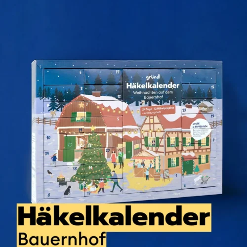 Gründl Häkel-Adventskalender Bauernhof 2026